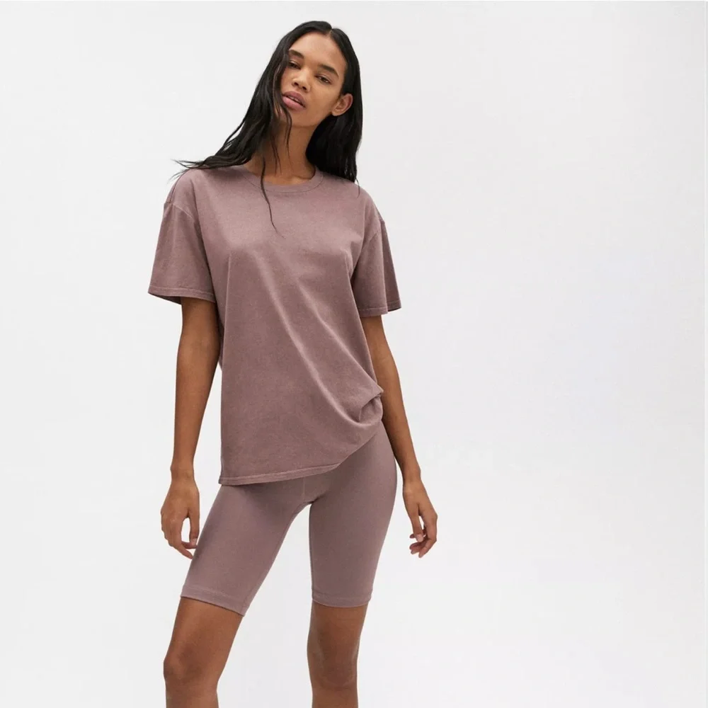 Aritzia TNA Tour T-Shirt - Heather Chrome - Picture 5 of 5